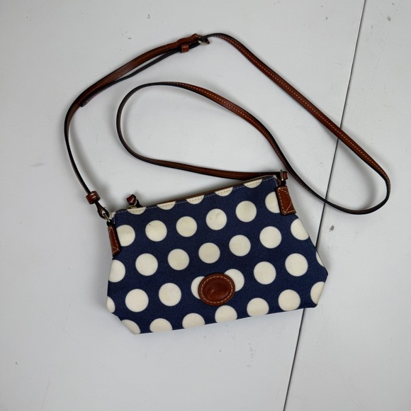 Dooney Bourke Handbags - Dooney Bourke Polka Dot Small Purse Bag